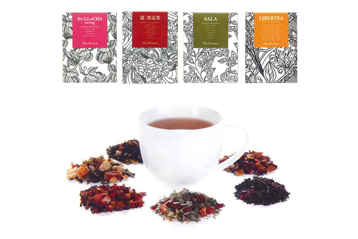 薬膳茶お試しセット4種 (各種5包入り) デ・ルー茶ストロング、温・美巡茶、リバティ、サラ